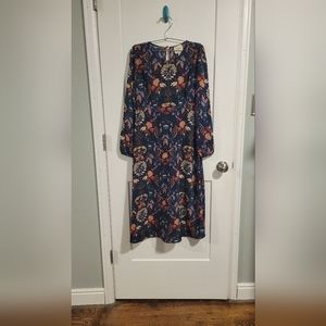 I.Madeline long sleeve, maxi dress, with empire waist